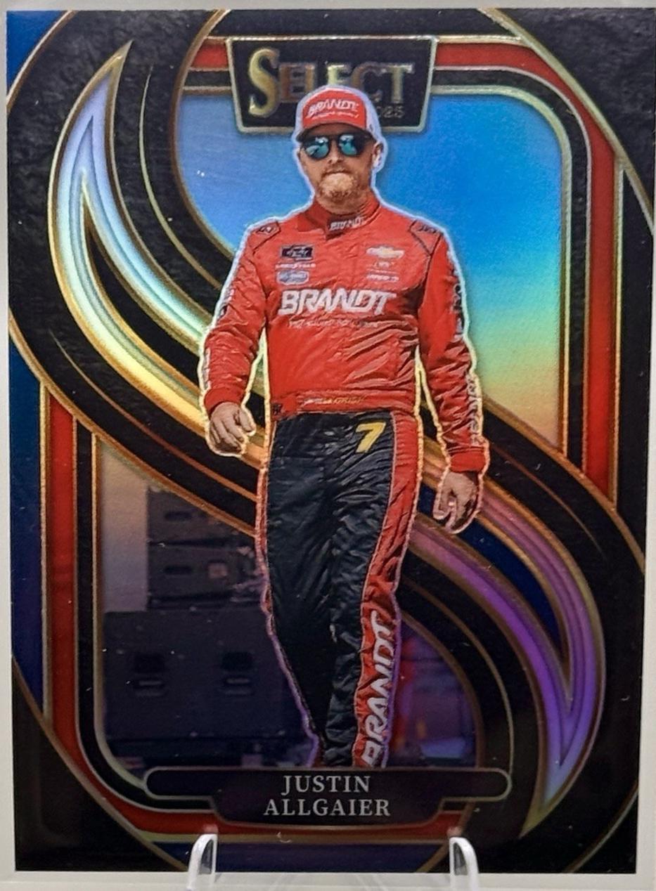 Justin Allgaier [Black Blue Prizm] #283