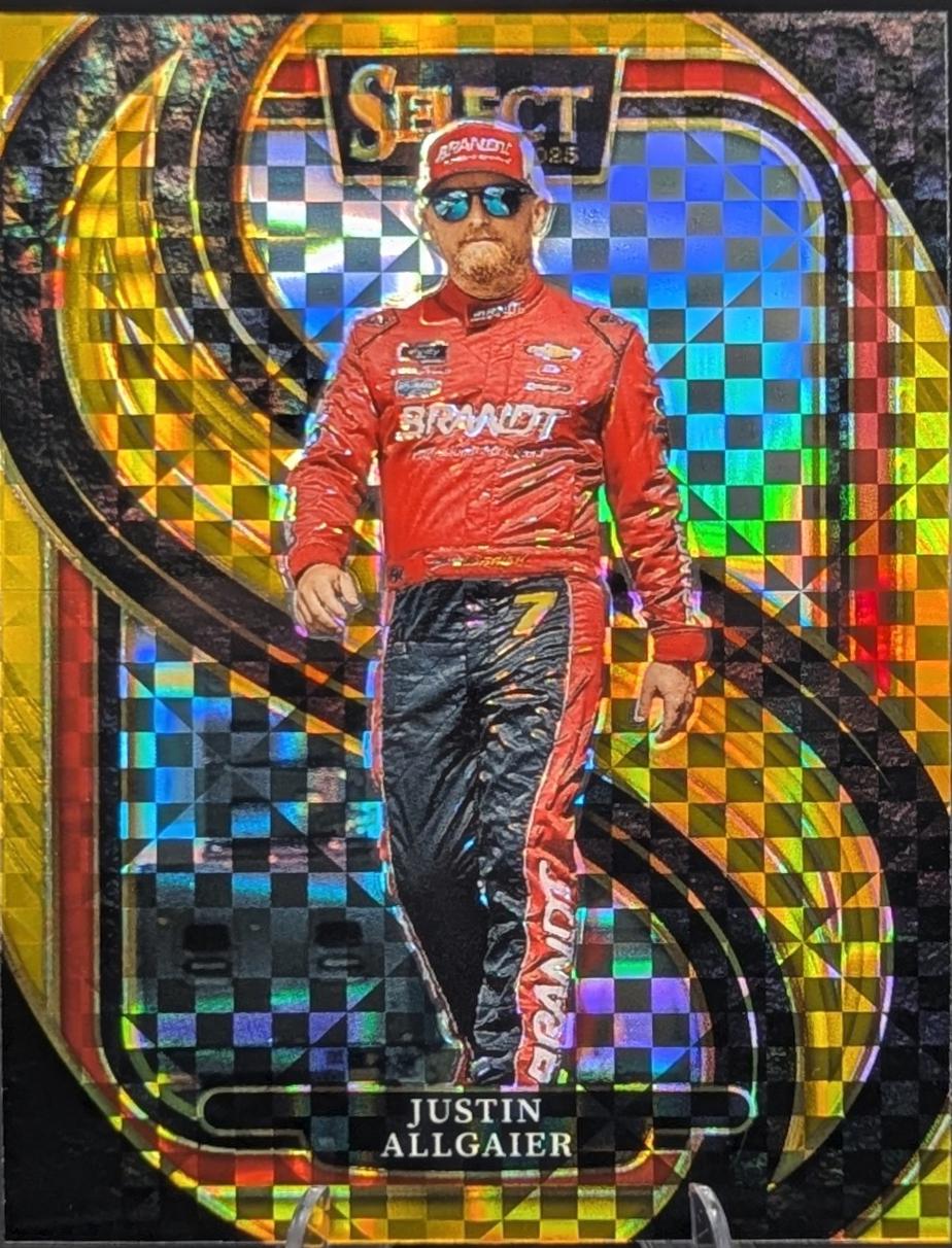Justin Allgaier [Gold Prizm] #283
