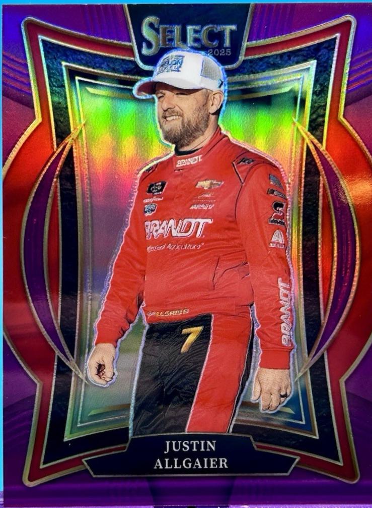 Justin Allgaier [Light Blue Prizm] #83