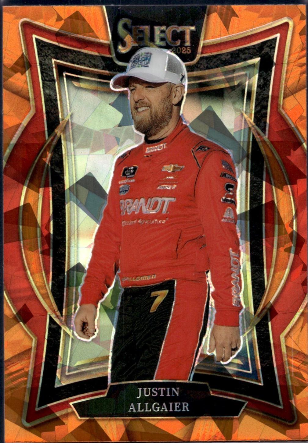 Justin Allgaier [Orange Ice Prizm] #83