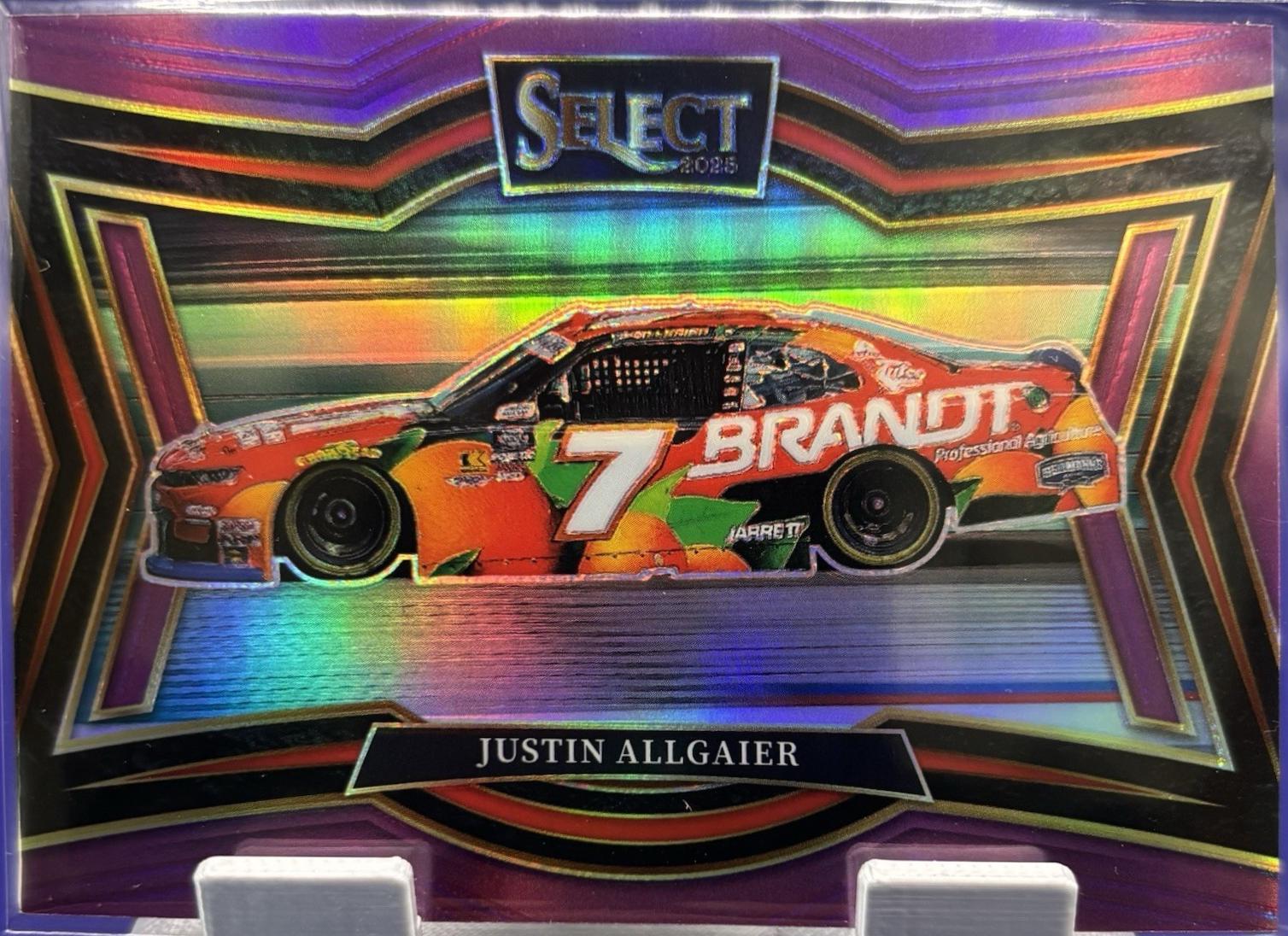 Justin Allgaier [Purple Prizm] #183