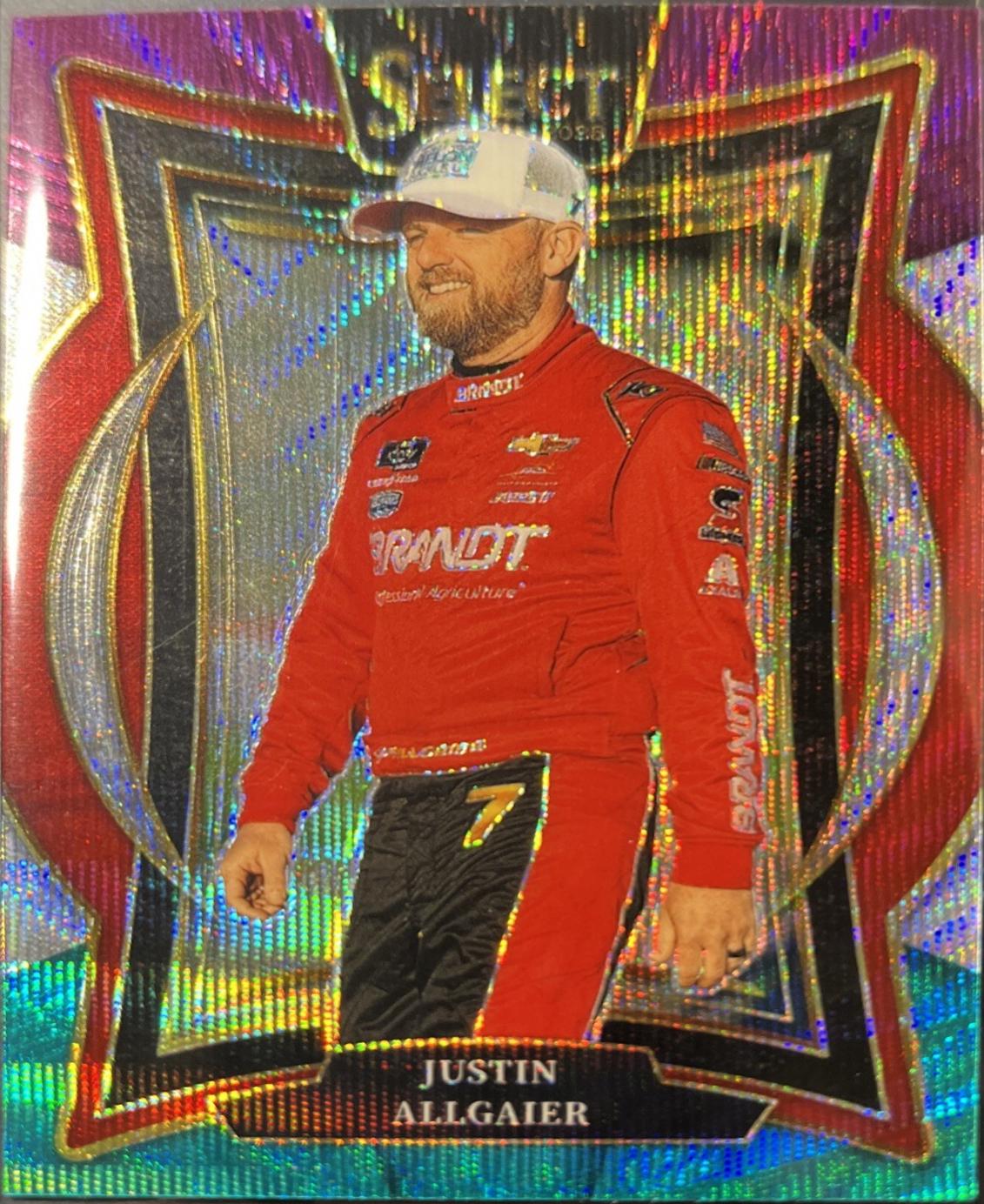 Justin Allgaier [Tri-Color Prizm] #83