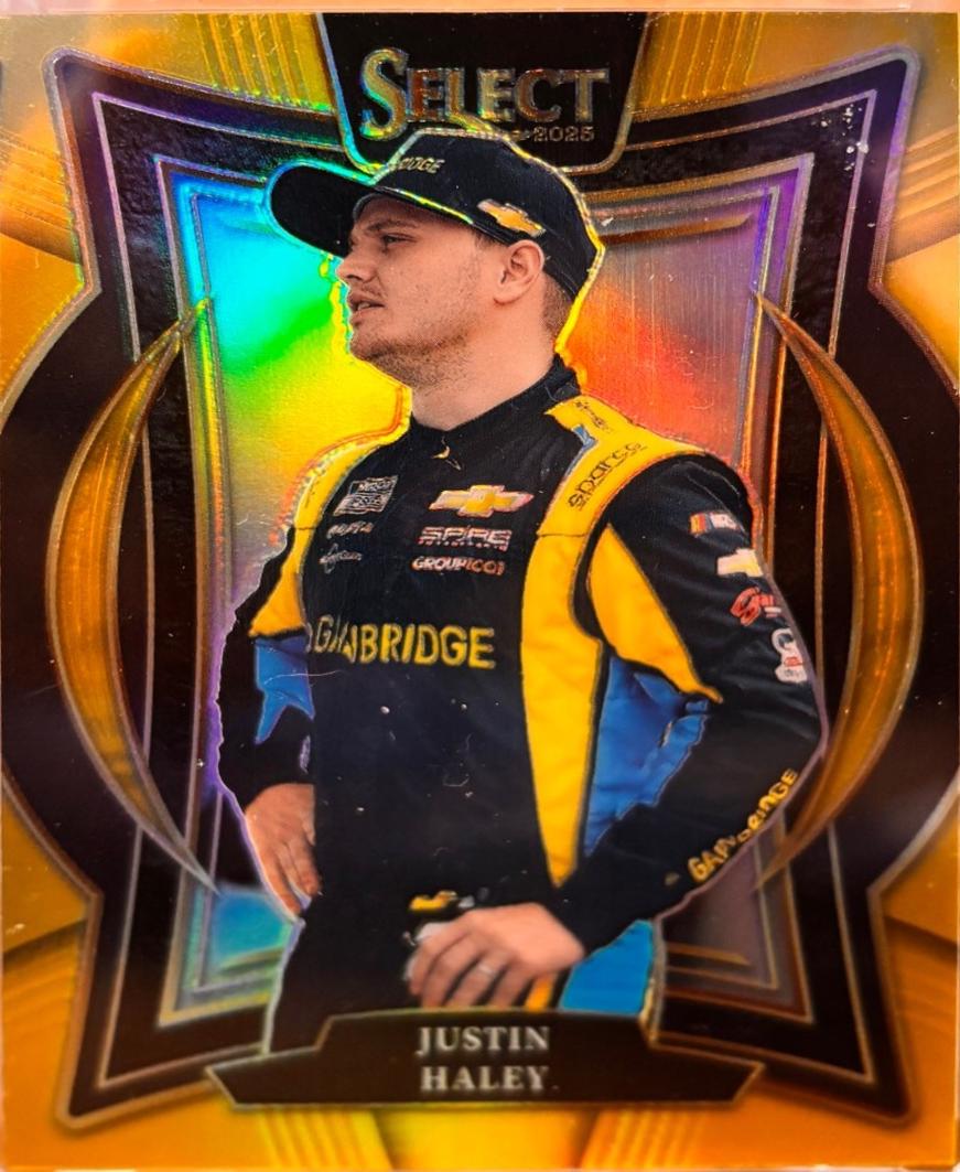 Justin Haley [Gold Prizm] #64