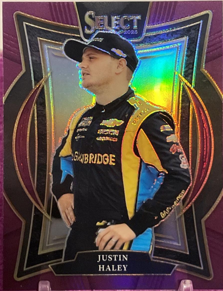 Justin Haley [Light Blue Prizm] #64