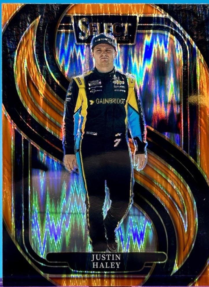 Justin Haley [Orange Flash Prizm] #264