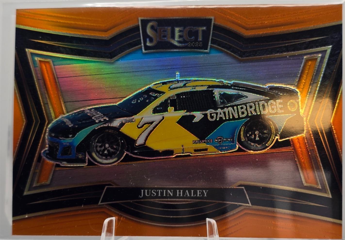 Justin Haley [Orange Prizm] #164