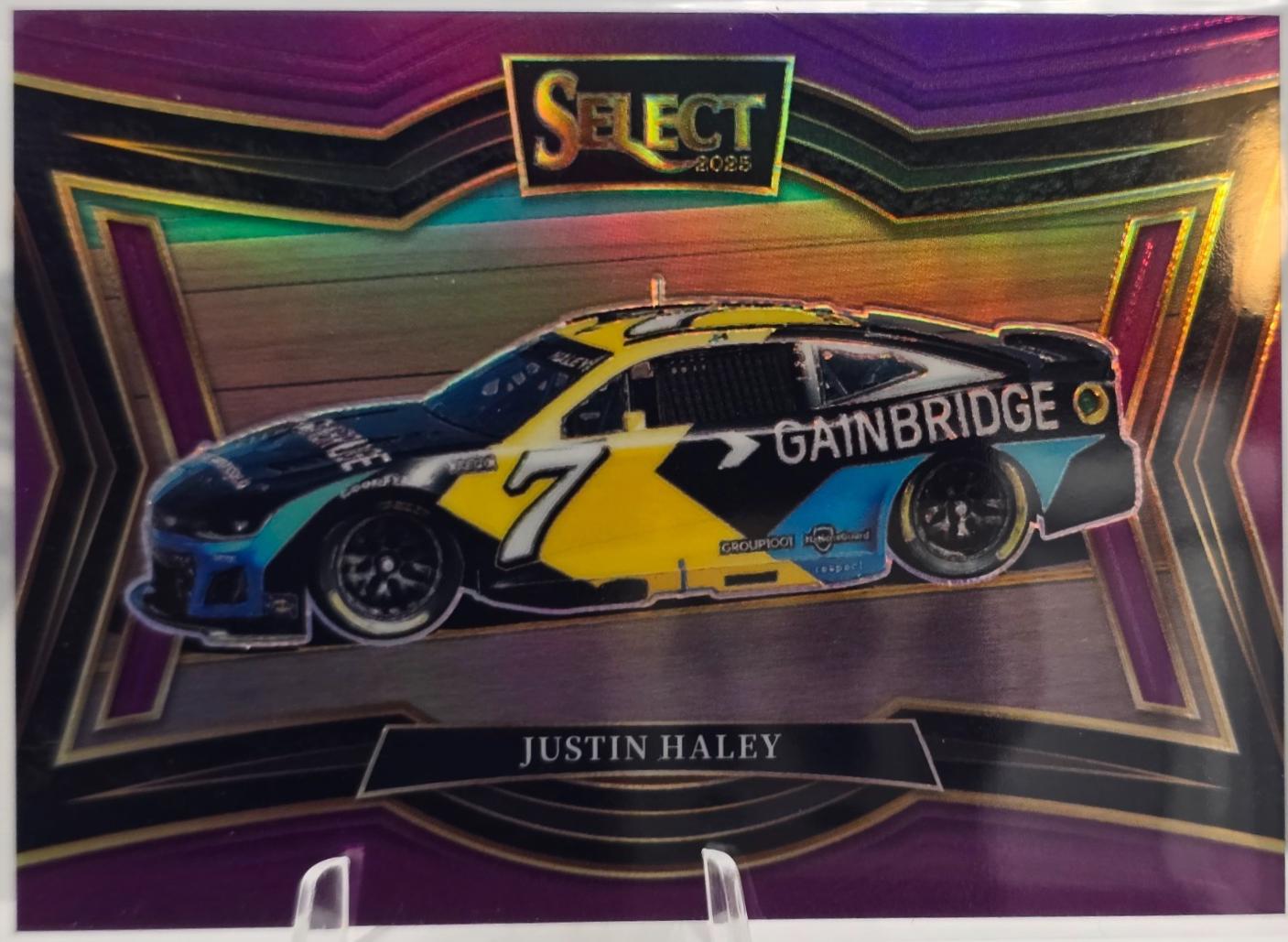 Justin Haley [Purple Prizm] #164