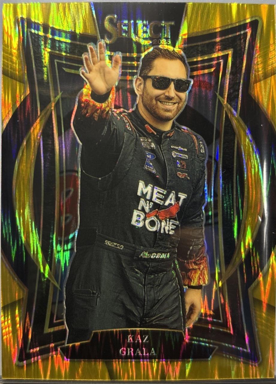 Kaz Grala [Gold Flash Prizm] #100