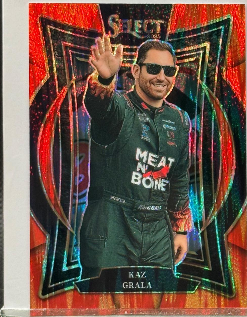 Kaz Grala [Orange Flash Prizm] #100