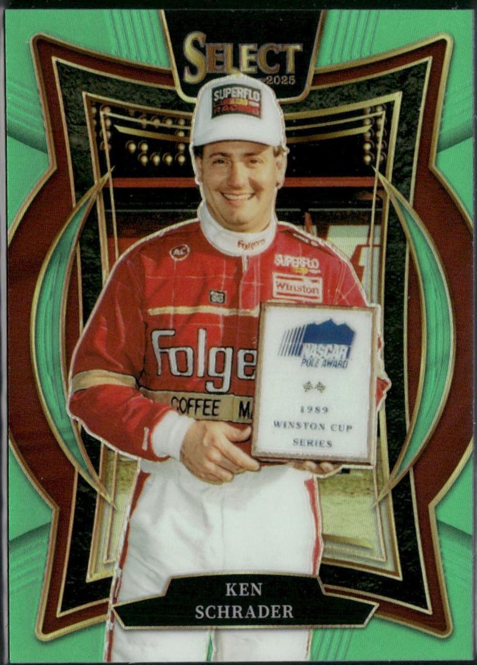 Ken Schrader [Neon Green Prizm] #29