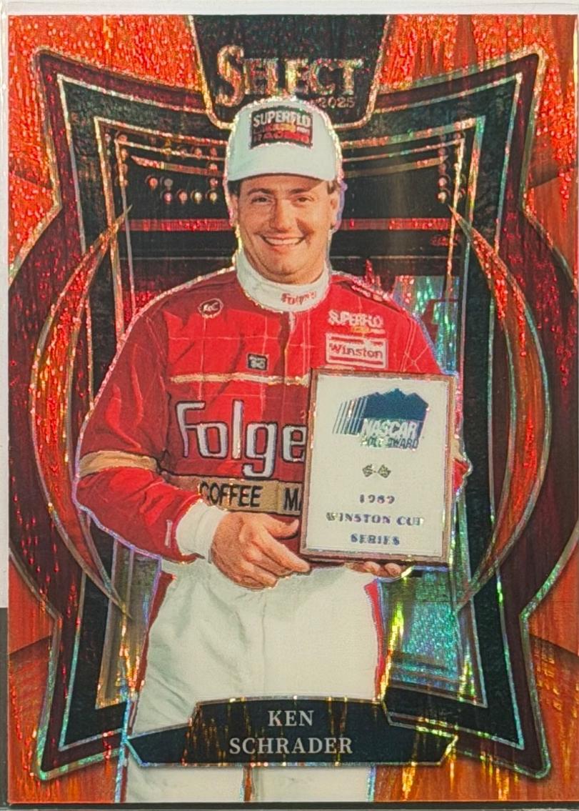 Ken Schrader [Orange Flash Prizm] #29