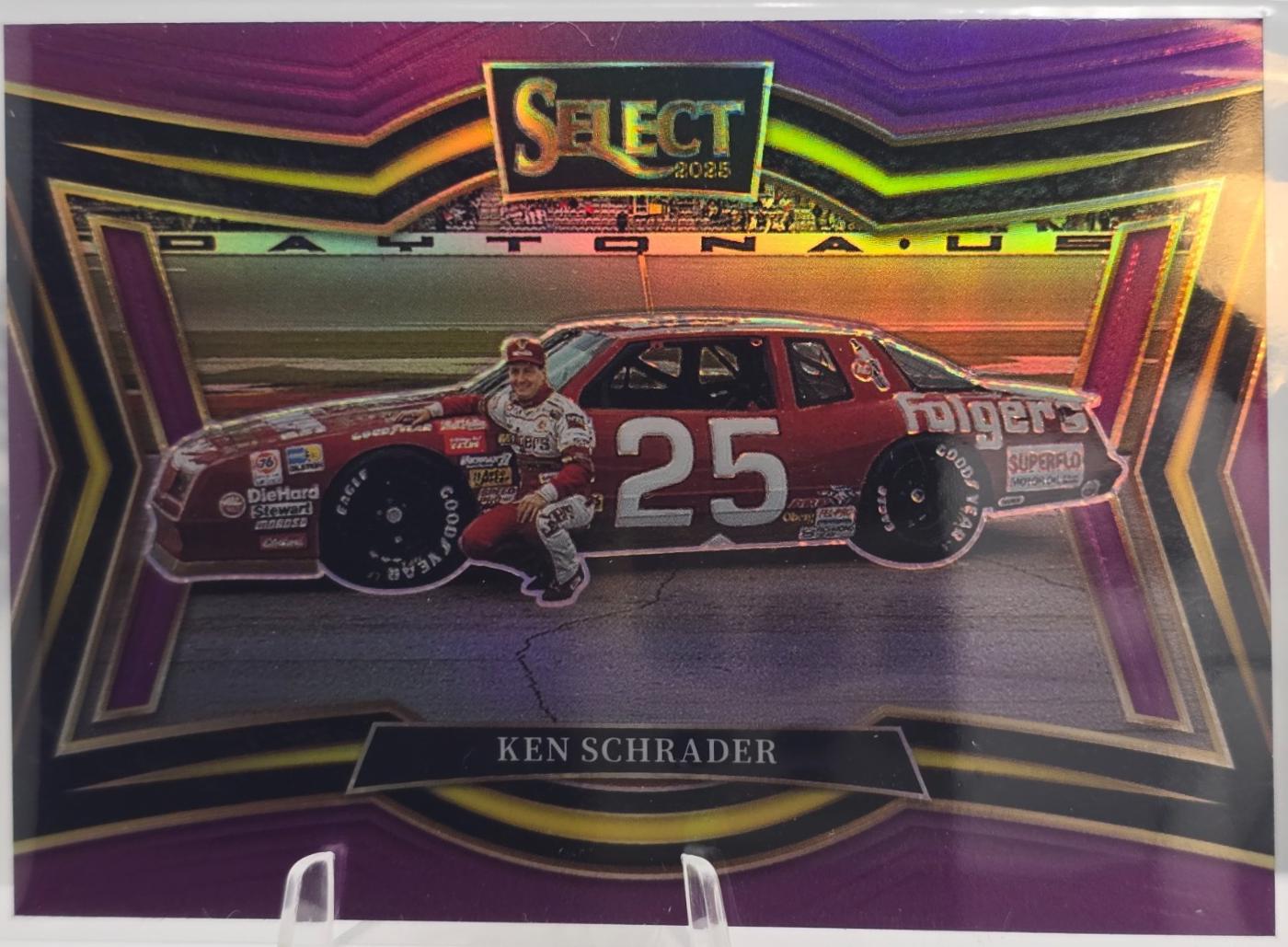 Ken Schrader [Purple Prizm] #129
