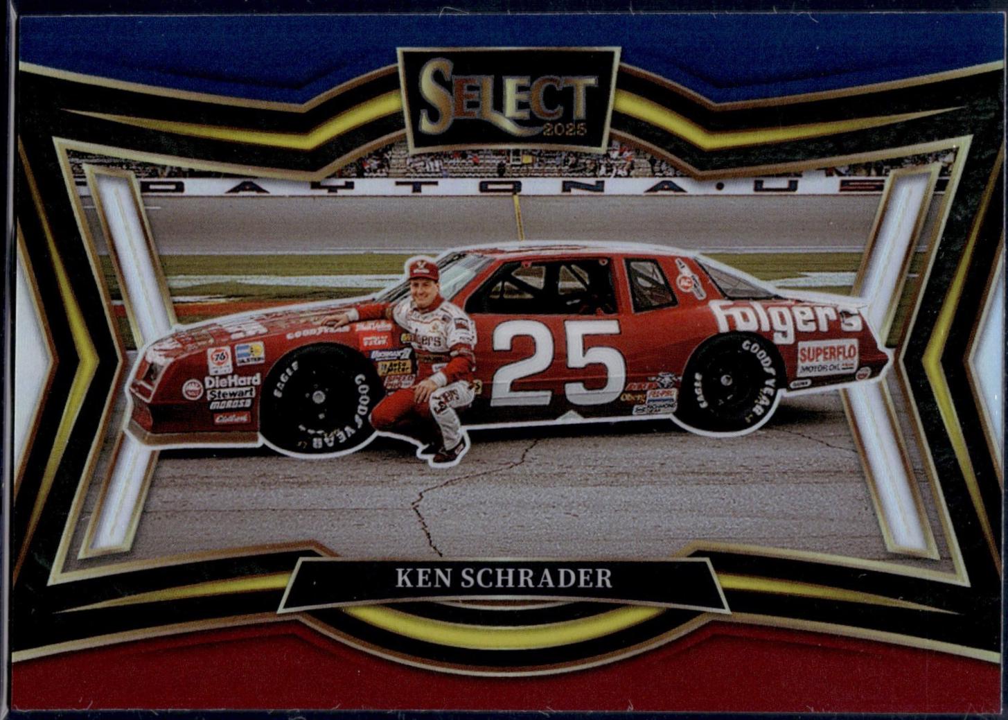 Ken Schrader [Red Blue Prizm] #129
