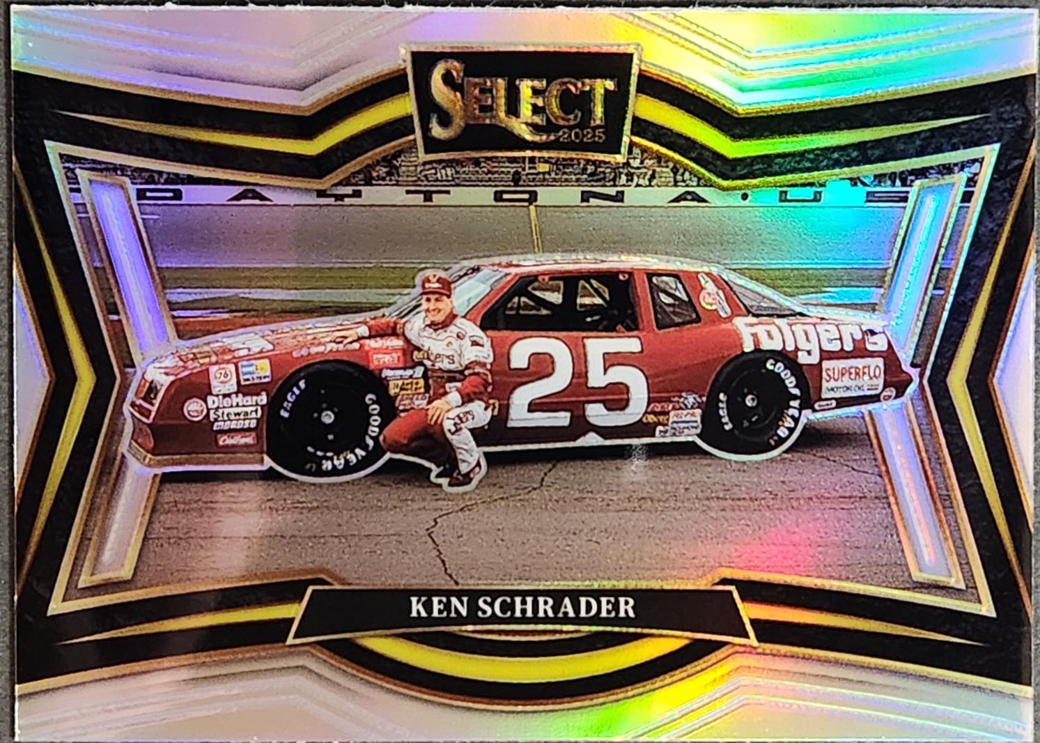 Ken Schrader [Silver Prizm] #129