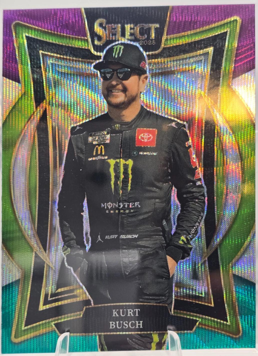 Kurt Busch [Tri-Color Prizm] #28