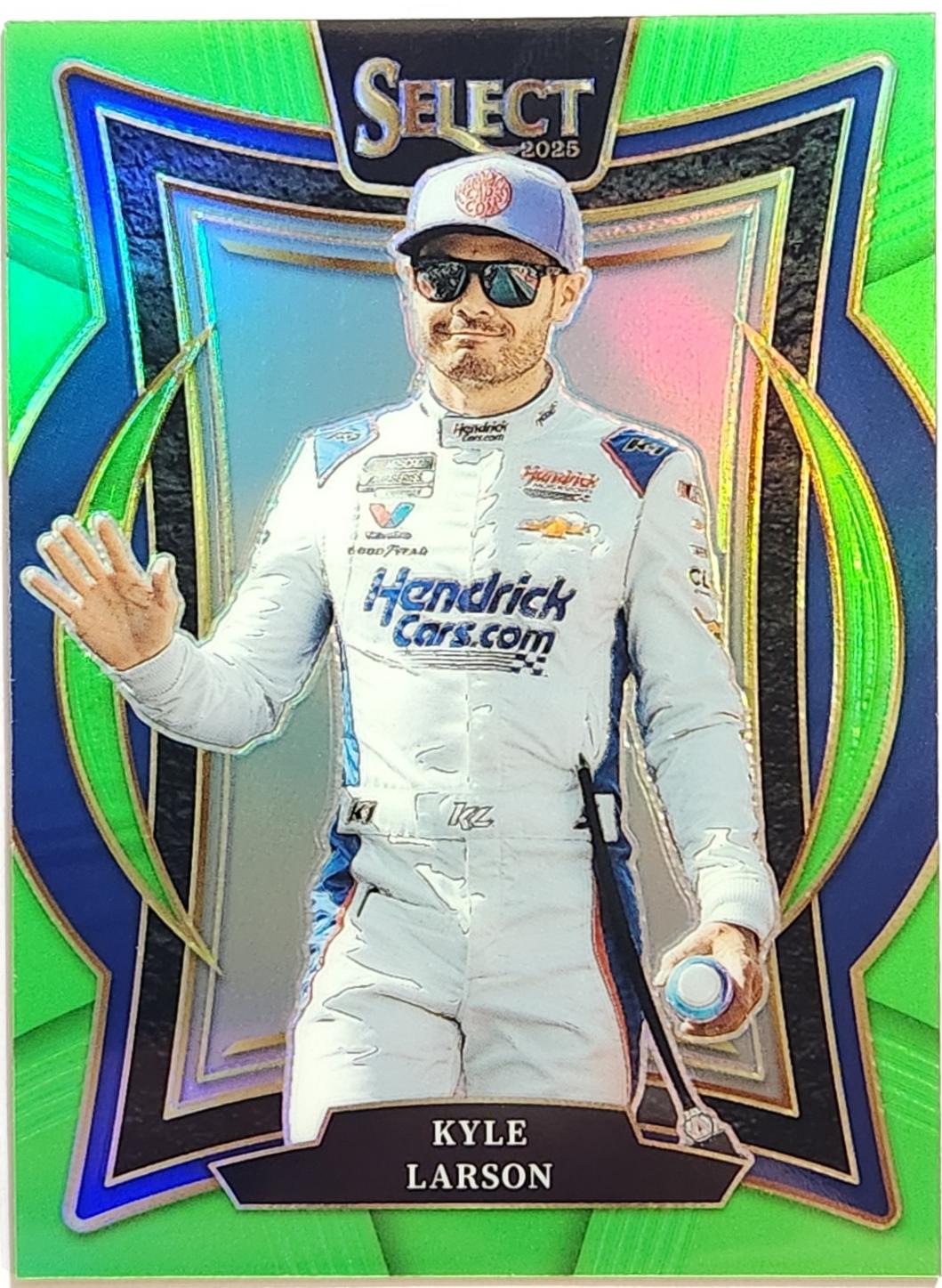 Kyle Larson [Neon Green Prizm] #7