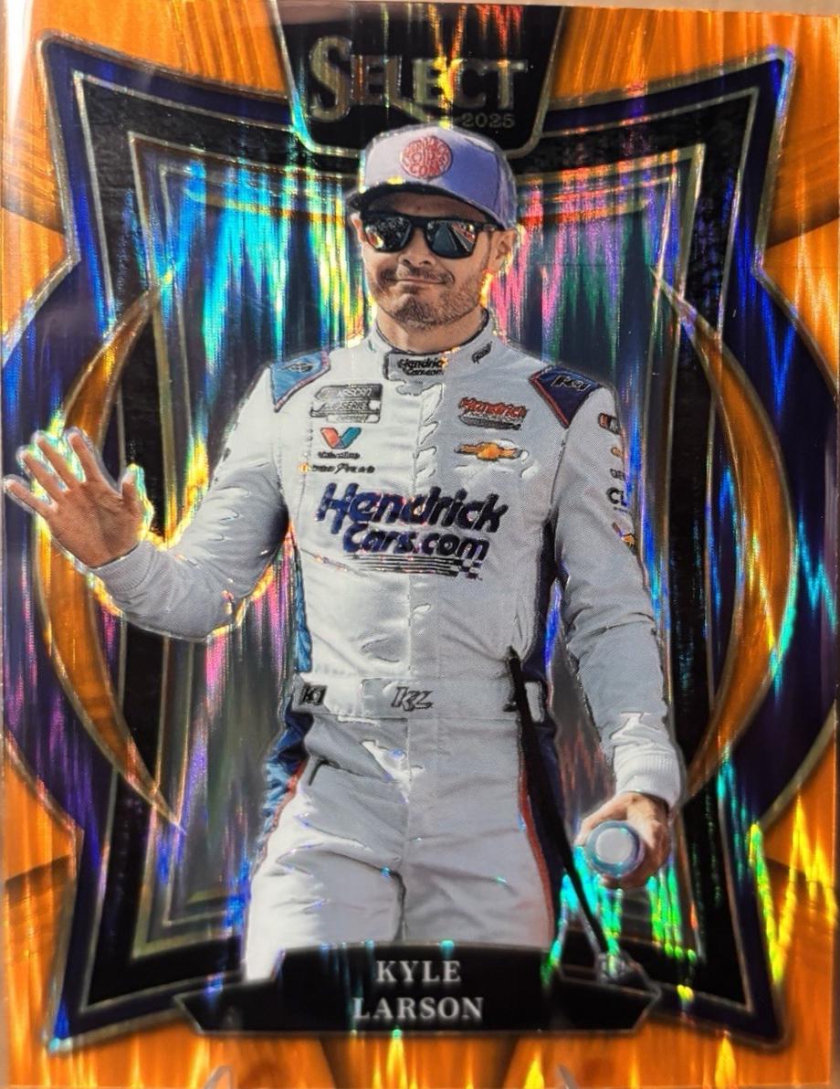 Kyle Larson [Orange Flash Prizm] #7