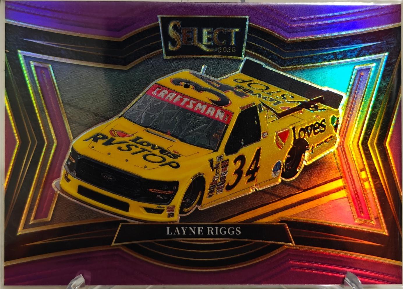 Layne Riggs [Purple Prizm] #109