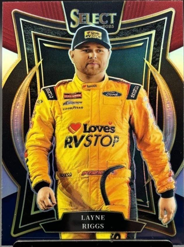 Layne Riggs [Red Blue Prizm] #9