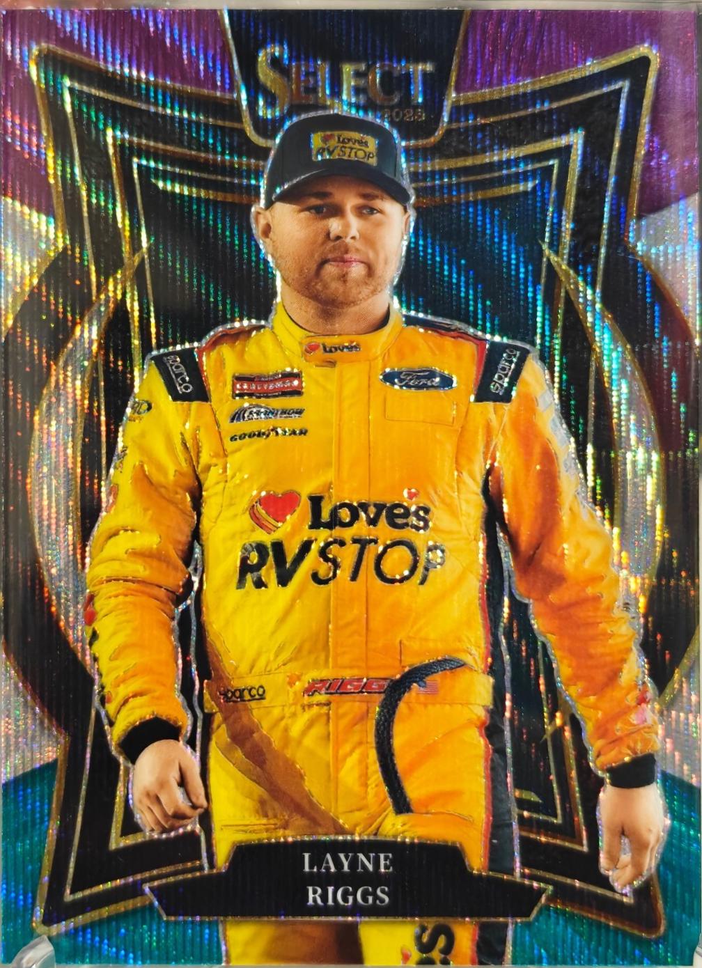 Layne Riggs [Tri-Color Prizm] #9
