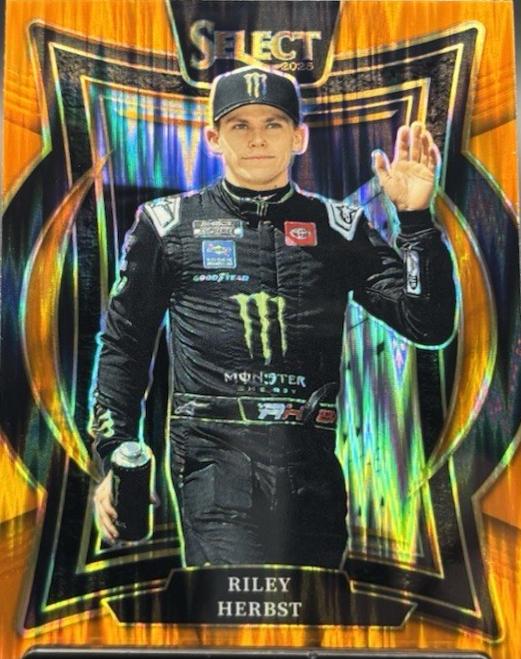 Riley Herbst [Orange Flash Prizm] #65