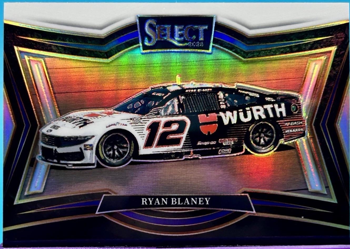 Ryan Blaney [Black White Prizm] #134