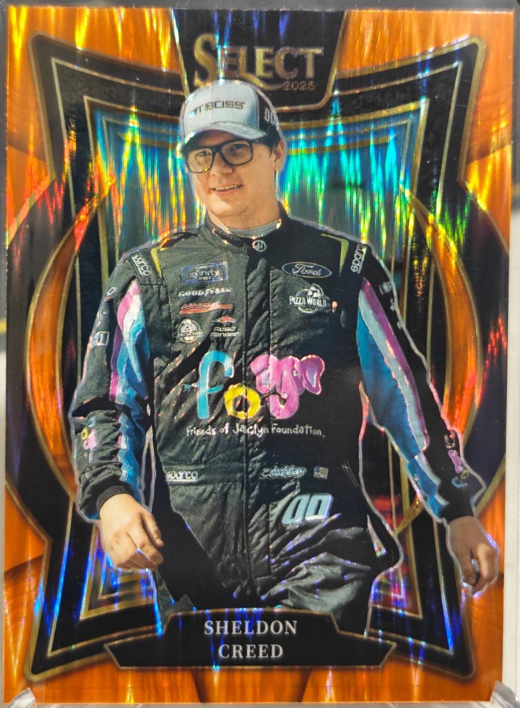 Sheldon Creed [Orange Flash Prizm] #17