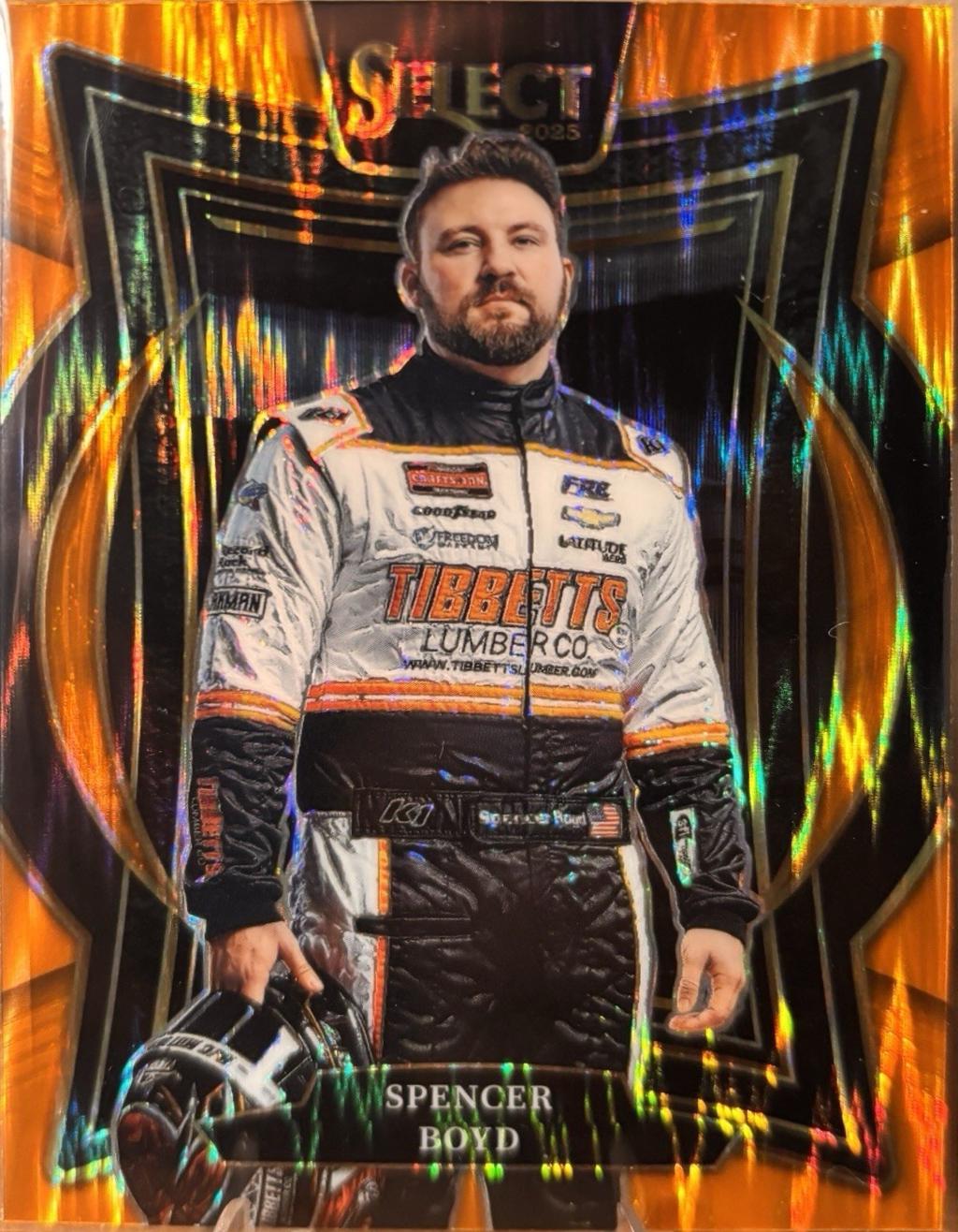 Spencer Boyd [Orange Flash Prizm] #95