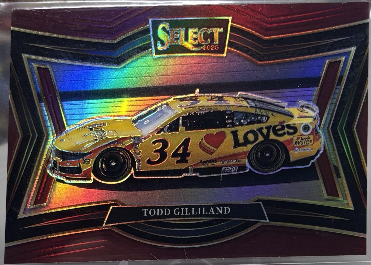 Todd Gilliland [Maroon Prizm] #185