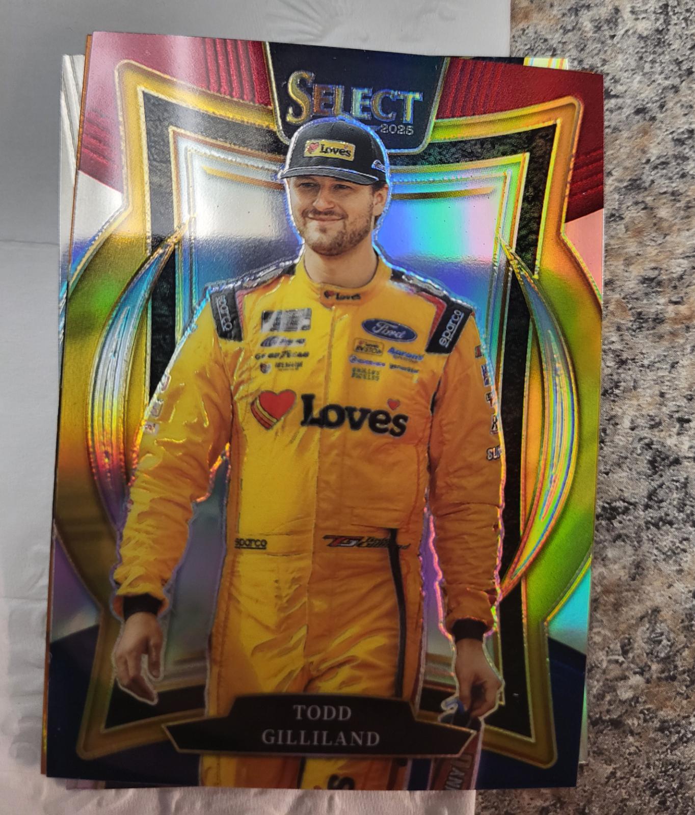 Todd Gilliland [Red Blue Prizm] #85