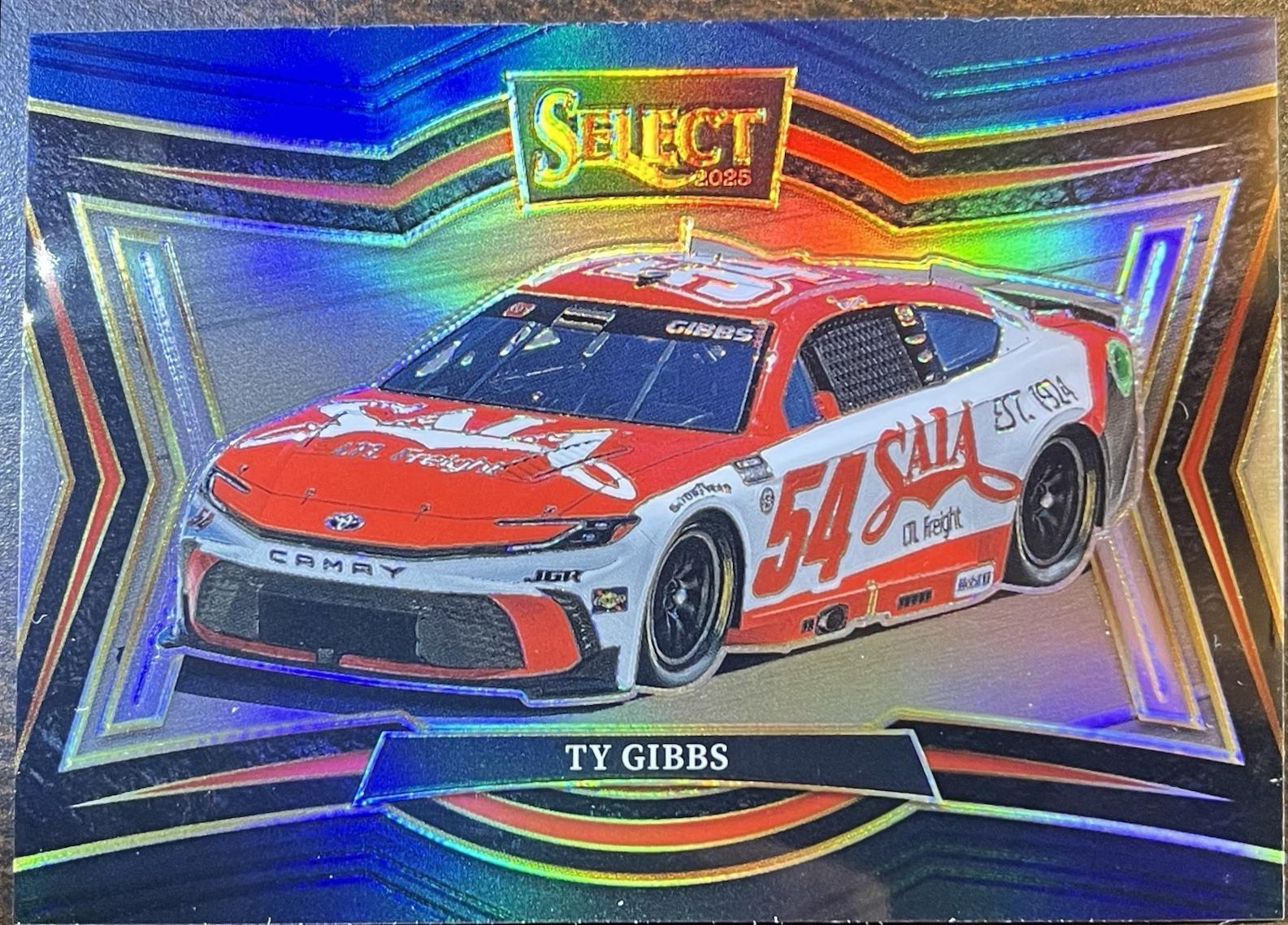 Ty Gibbs [Black Blue Prizm] #194
