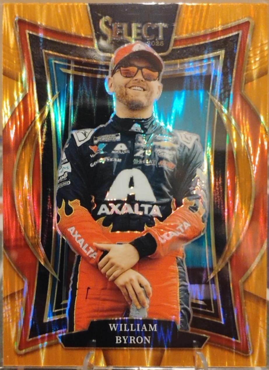 William Byron [Orange Flash Prizm] #61