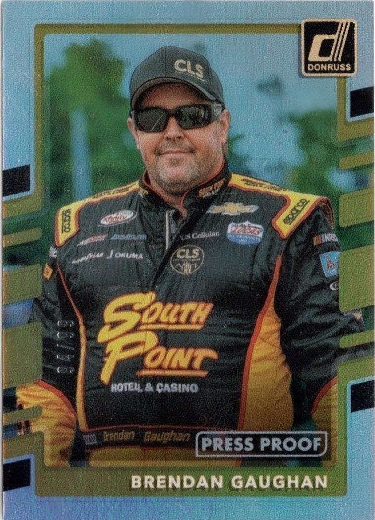 Brendan Gaughan [Gold Press Proof] #65