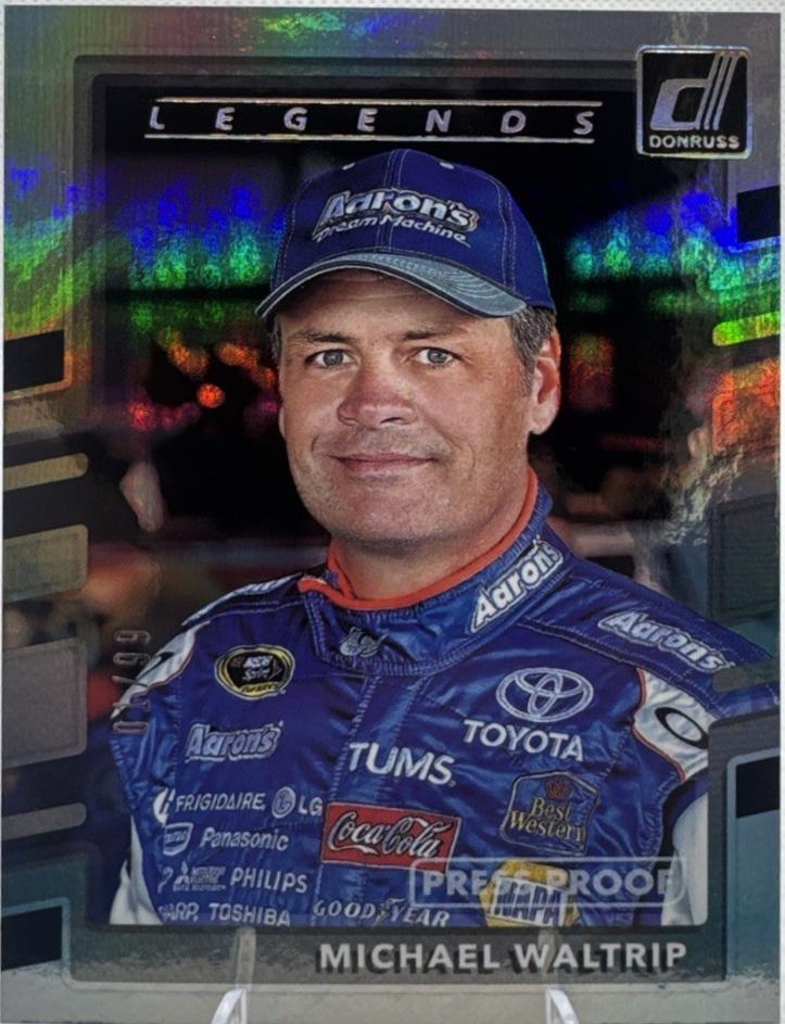 Michael Waltrip [Gold Press Proof] #173