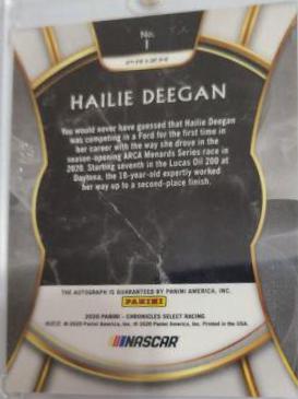Hailie Deegan [Autograph] #1