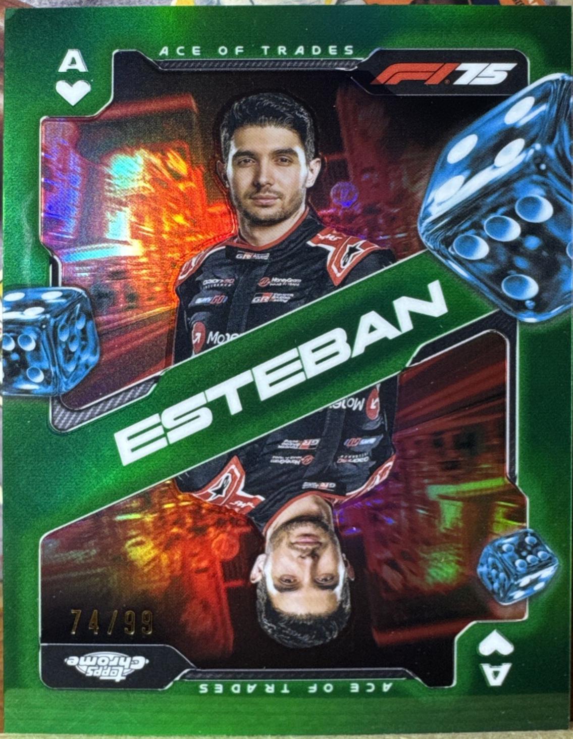 Esteban Ocon [Green Refractor] #SCA-8