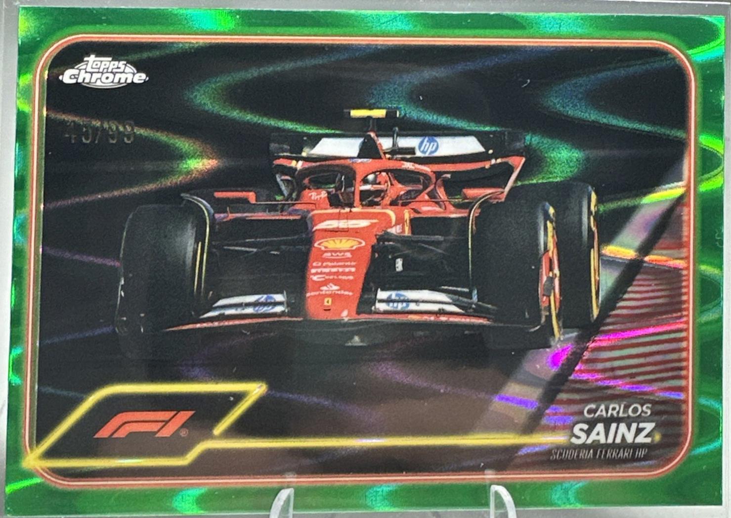 Carlos Sainz [Green RayWave Refractor] #76