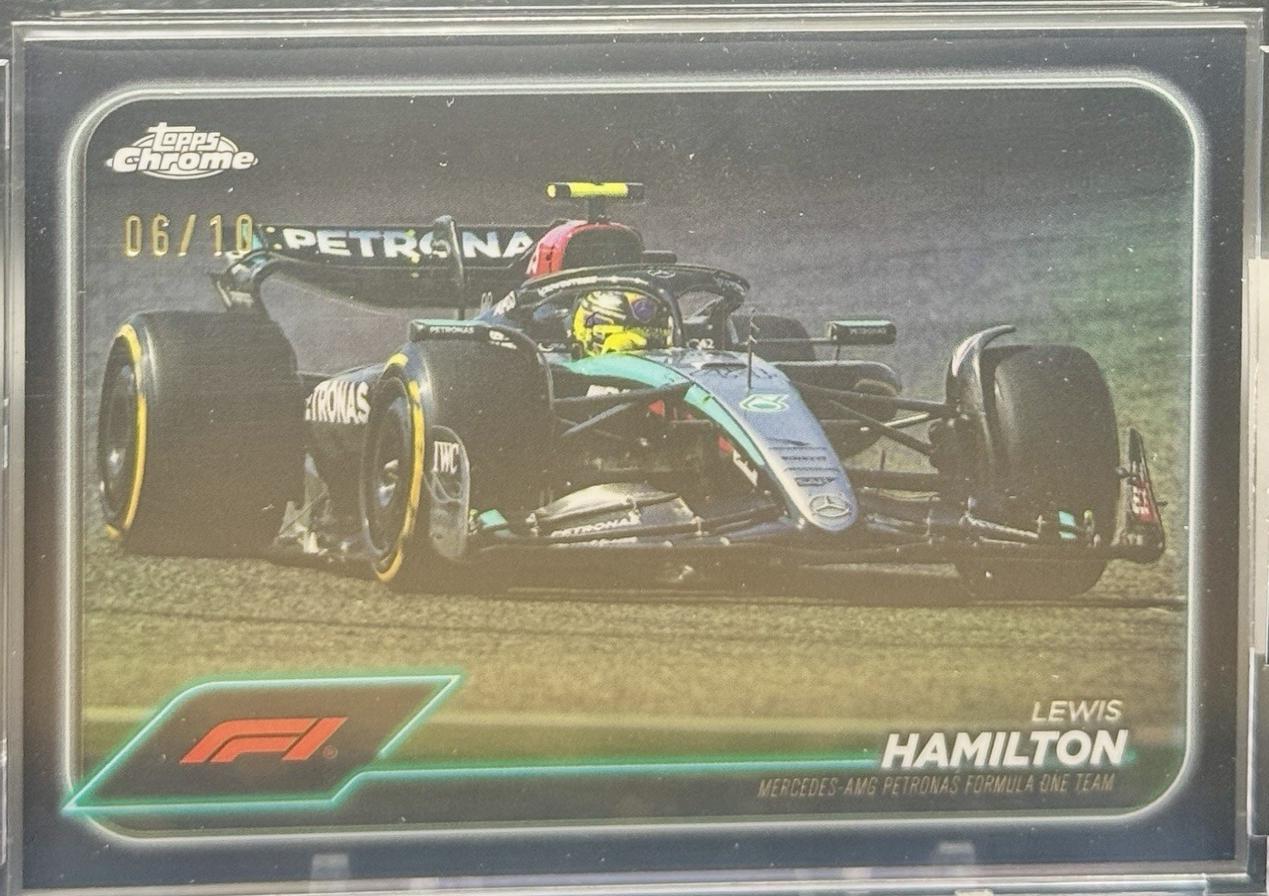 Lewis Hamilton [Black Refractor] #78