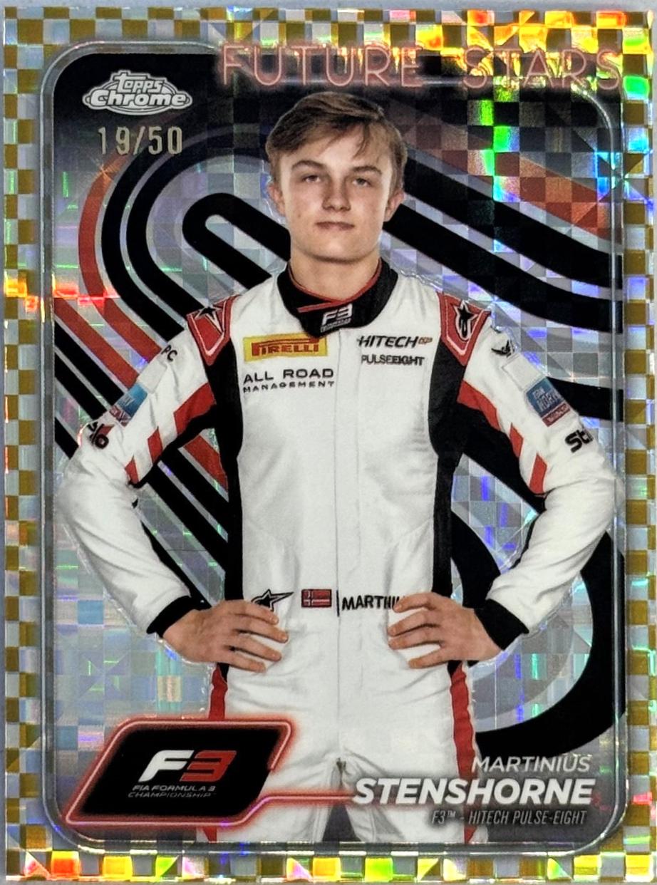 Martinius Stenshorne [Checker Flag Gold Refractor] #56