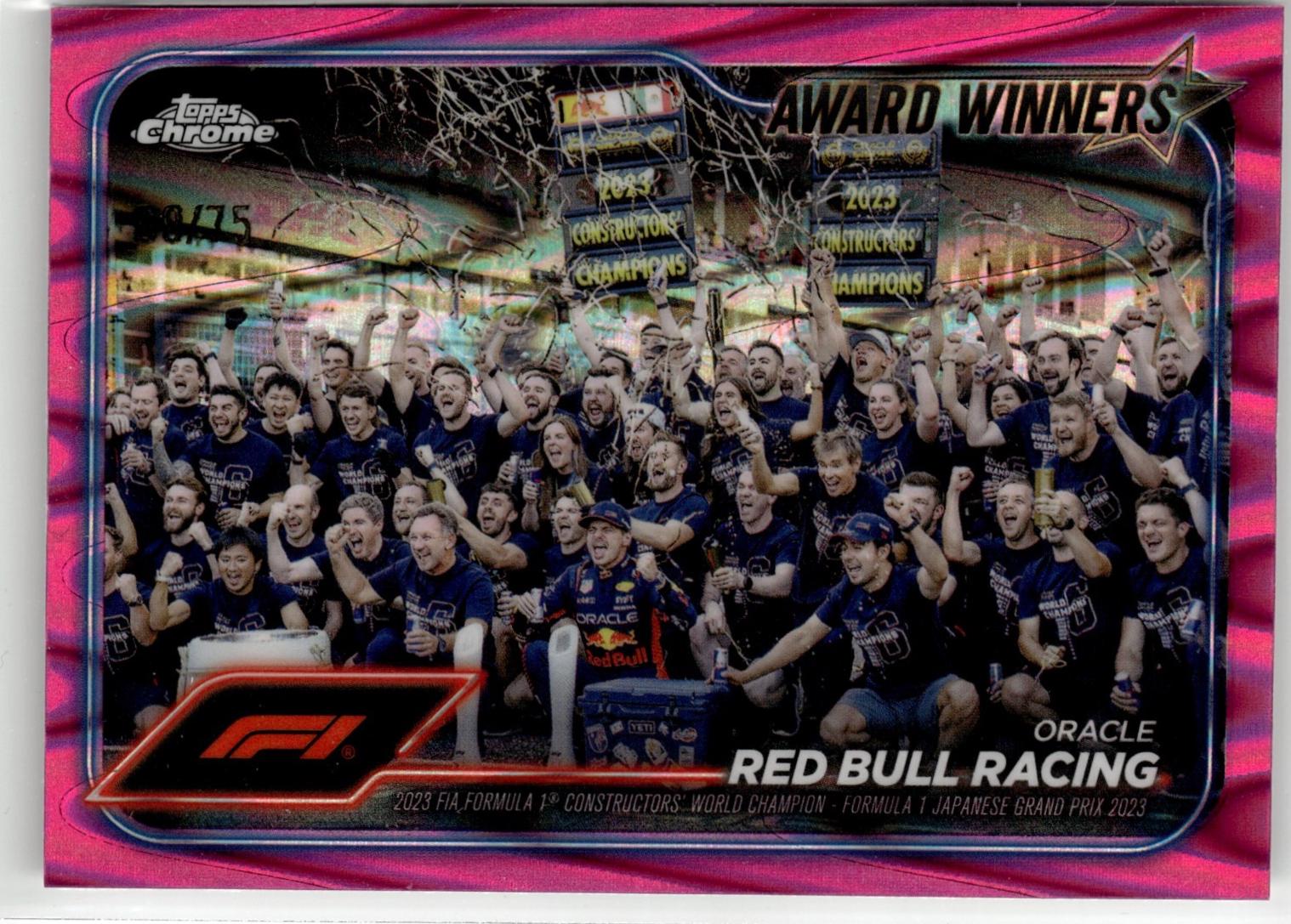 Oracle Red Bull Racing [Pink RayWave Refractor] #184