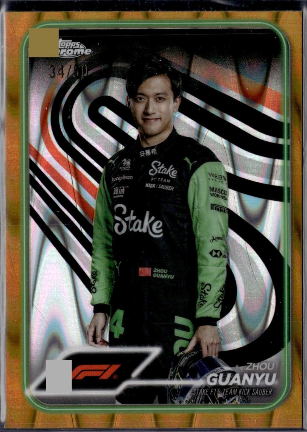 Zhou Guanyu [Gold RayWave Refractor] #14