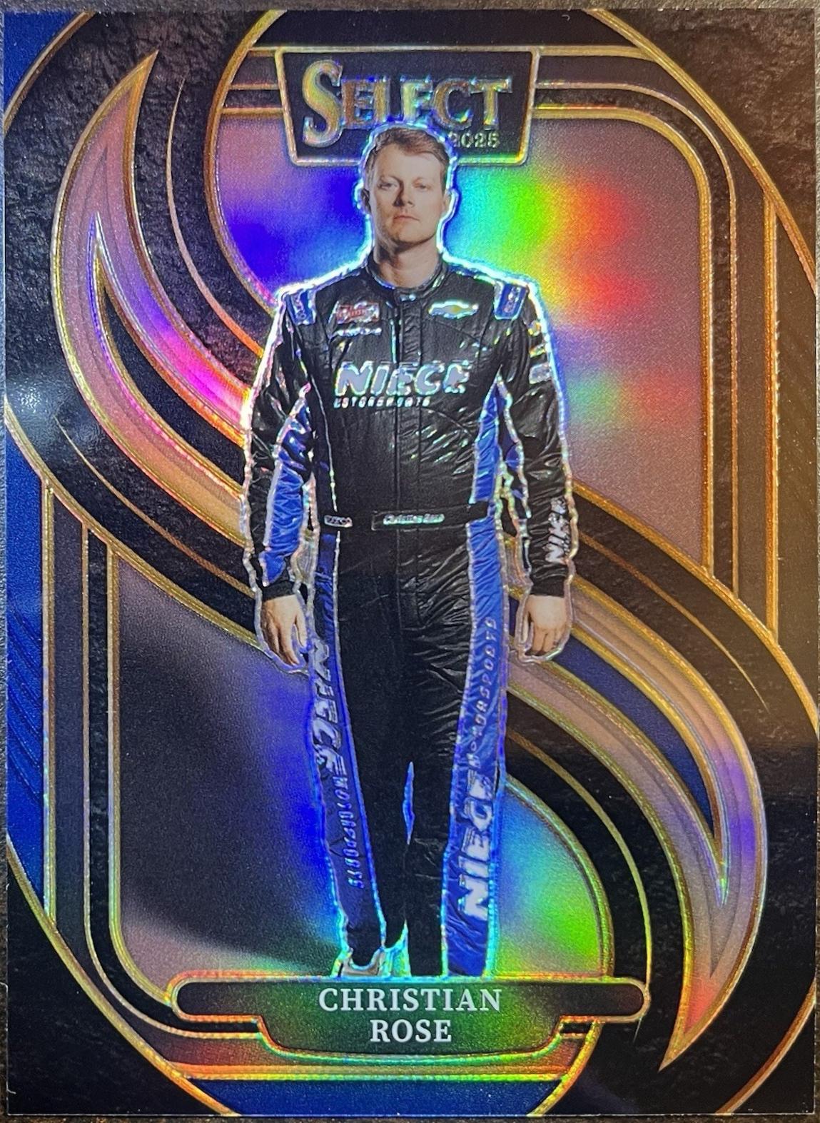 Christian Rose [Black Blue Prizm] #223