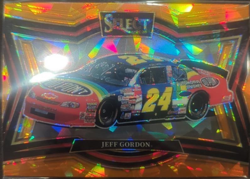Jeff Gordon [Orange Ice Prizm] #101