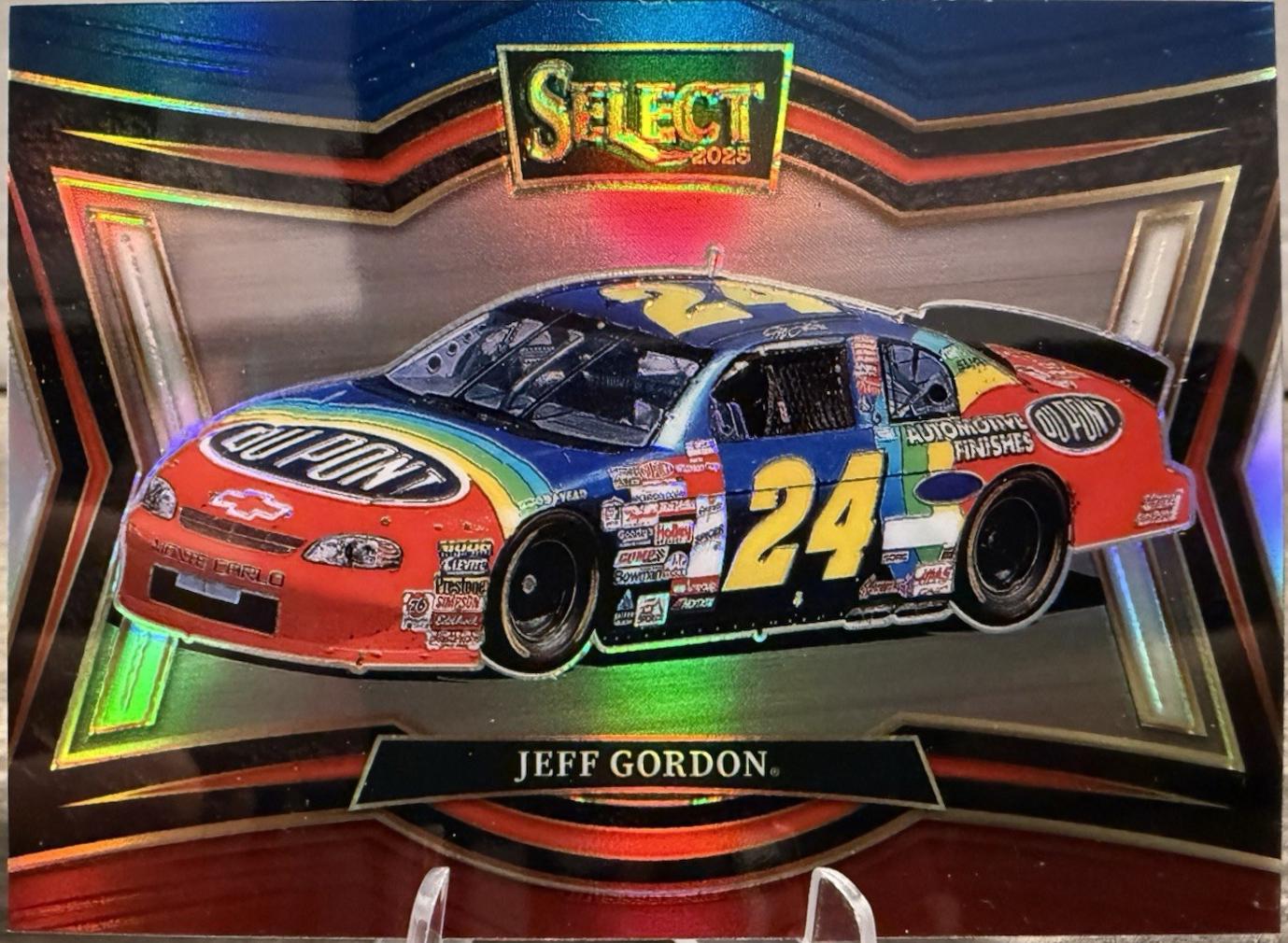 Jeff Gordon [Red Blue Prizm] #101