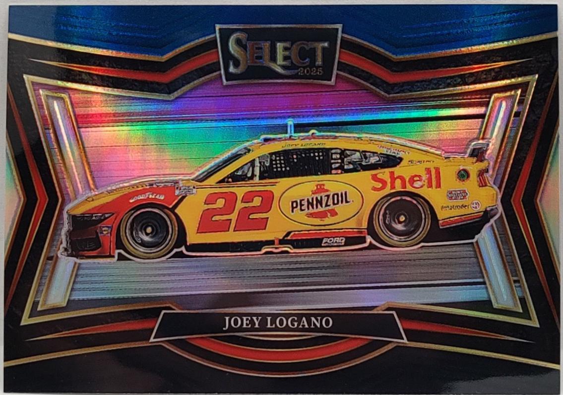 Joey Logano [Black Blue Prizm] #139