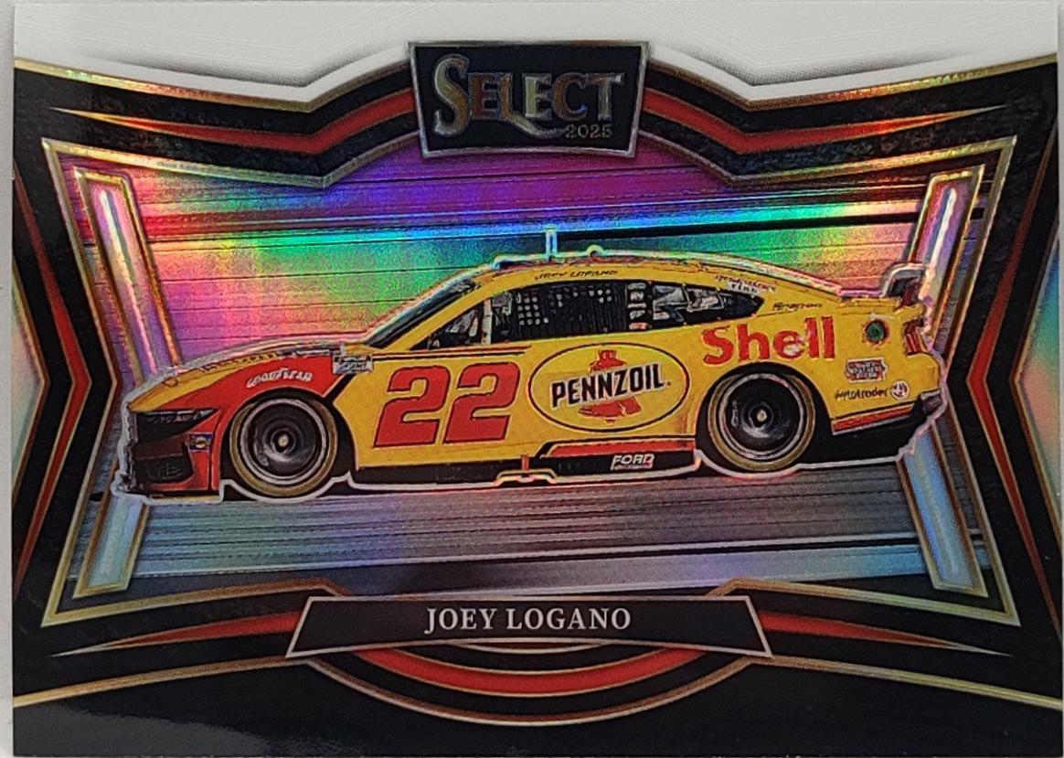 Joey Logano [Black White Prizm] #139