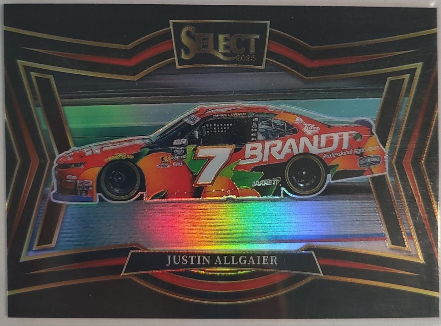 Justin Allgaier [Black Prizm] #183