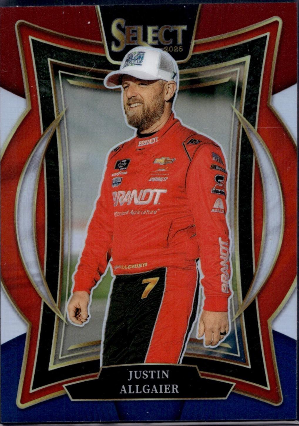 Justin Allgaier [Red Blue Prizm] #83