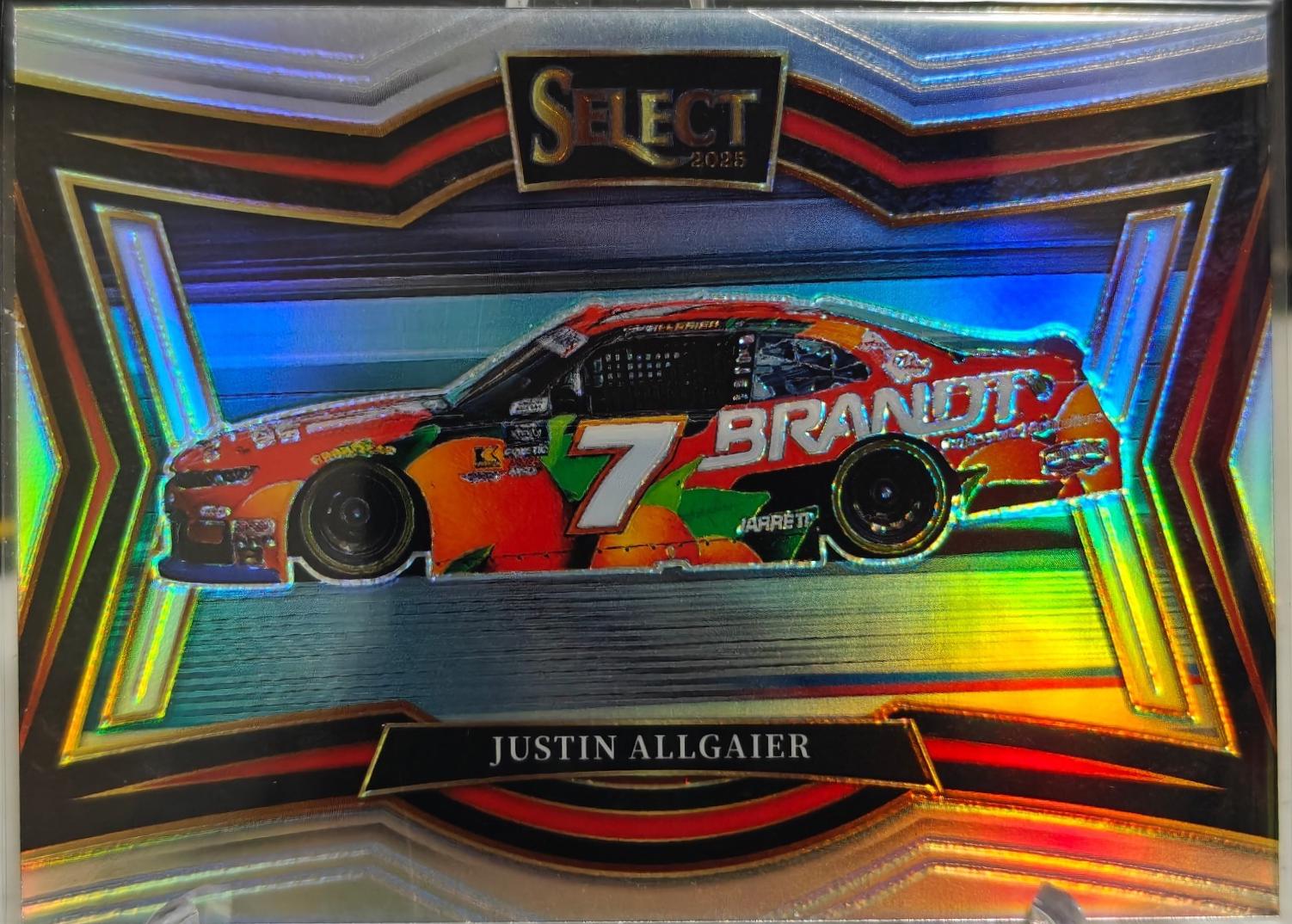 Justin Allgaier [Silver Prizm] #183