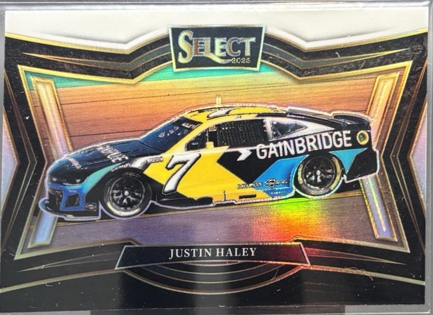 Justin Haley [Black White Prizm] #164